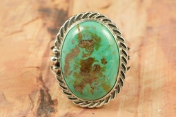 Genuine Blue Ridge Turquoise Sterling Silver Ring